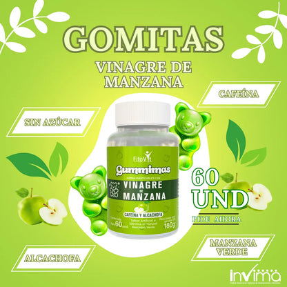 GOMITAS VINAGRE DE MANZANA MANZANA VERDE
